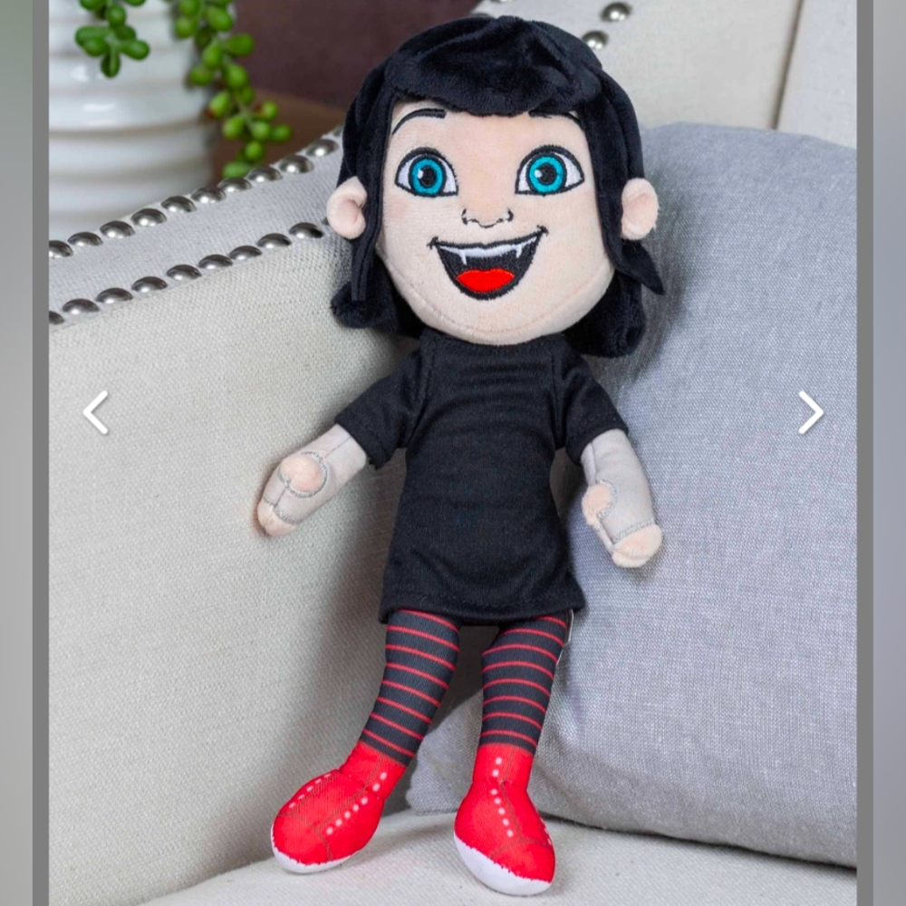 LAST PRICE DROP! Hotel Transylvania Mavis 11" Plush Toy Black and Red New!